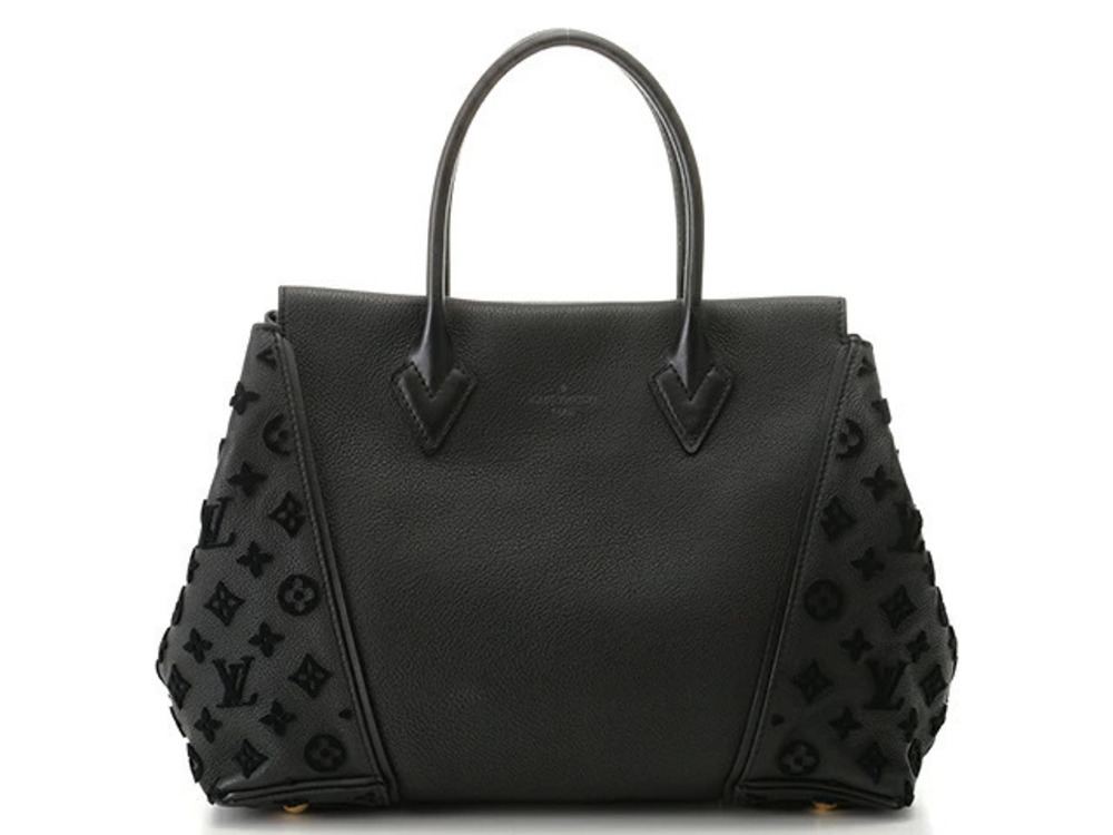 LOUIS VUITTON Handbag Tote W Monogram Tuftage Noir Black